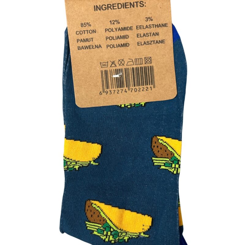 10 Par Skarpety Męskie Kolorowe Śmieszne Bawełniane Długie Rozmiar 39-42/43-46 — zdjęcie 1