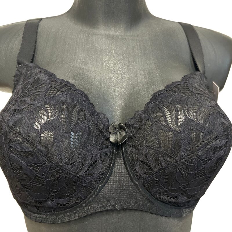 Biustonosz Lor Czarny na fiszbinie