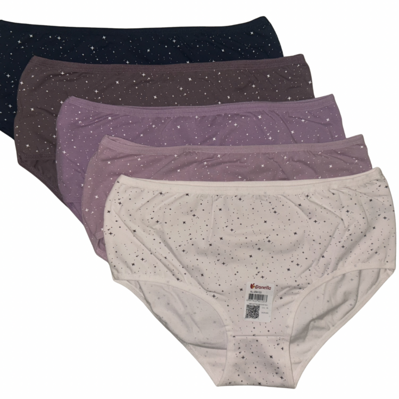 Majtki Damskie Wysoki Stan Donella 5 sztuk XL,4XL,5XL,6XL