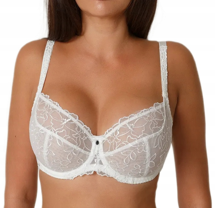 Lanny Mode biustonosz miękki biały ecru 11410 na fiszbinie