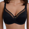 Biustonosz Lanny Mode miękki 11630 czarny na fiszbinie