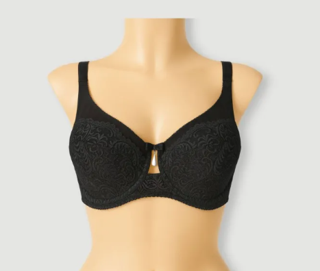 Biustonosz Anfen 4-910 Czarny na fiszbinie