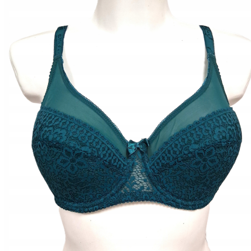 Biustonosz półusztywniany z fiszbinami ANFEN 4-873 Zielony