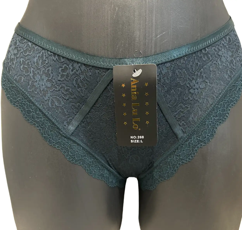 Koronkowe figi z ozdobnym tyłem Ania Lu Lo 268