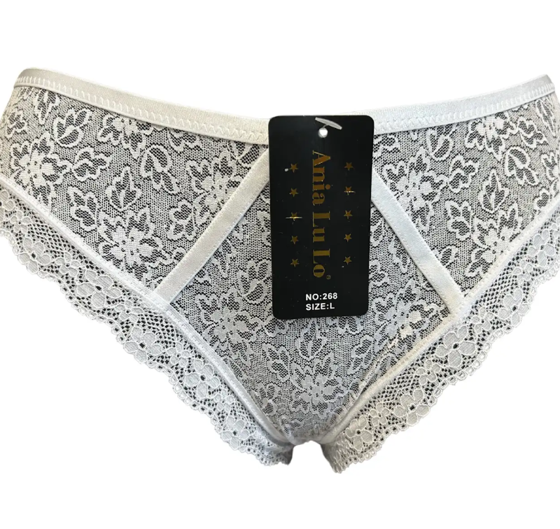 Koronkowe figi z ozdobnym tyłem Ania Lu Lo 268