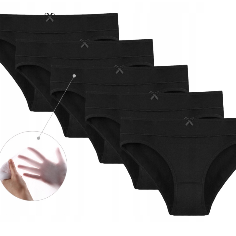 Majtki Damskie Niski Stan Donella 5 sztuk M/L/XL