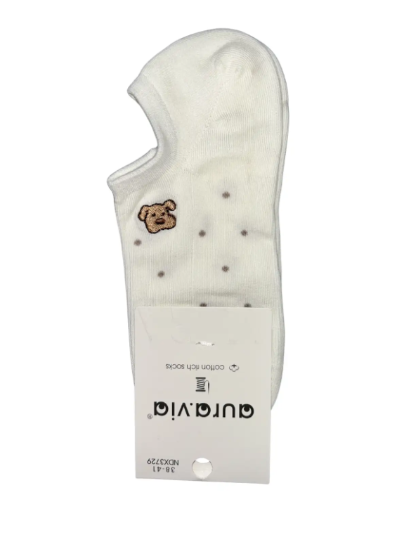 Skarpetki Damskie bawełniane stopki zestaw 5 par r. 35-38/38-41 Aura.via — zdjęcie 1