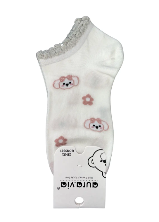 Skarpetki dziewczęce, skarpety bawełniane 5 par 24-27/28-31/32-35 Aura.via — zdjęcie 1