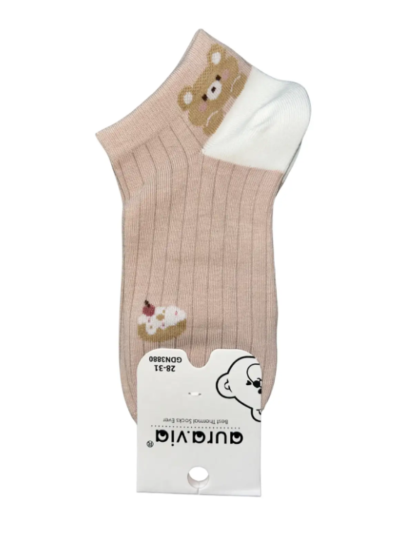 Skarpetki dziewczęce, skarpety bawełniane 5 par 24-27/28-31/32-35 Aura.via — zdjęcie 1