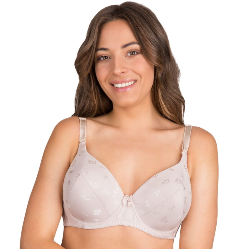 Biustonosz Linaise wzorek w listki 1726 Cappuccino