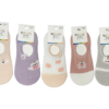 Skarpetki dziewczęce, skarpety bawełniane 5 par 24-27/28-31/32-35 Aura.via