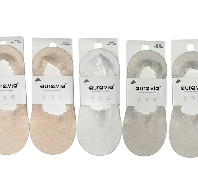 Koronkowe stopki damskie Aura Via – elegancja i wygoda, rozmiar 35-38/38-41