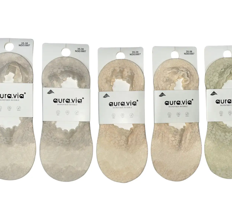 Koronkowe stopki damskie Aura Via – elegancja i wygoda, rozmiar 35-38/38-41
