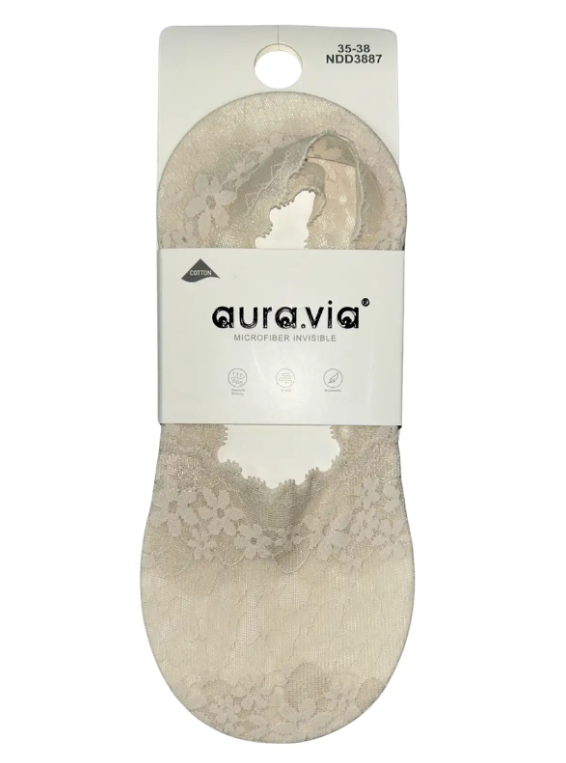 Koronkowe stopki damskie Aura Via – elegancja i wygoda, rozmiar 35-38/38-41 — zdjęcie 2
