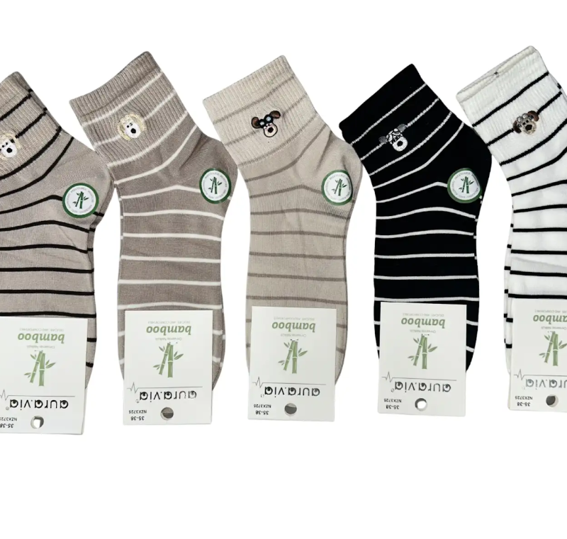 Skarpetki Damskie bambusowe 5 par rozmiar 35-38/38-41 Aura.via