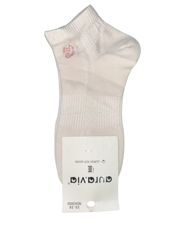 Skarpetki Damskie bawełniane kolory 5 par rozmiar 35-38/38-41 Aura.via — zdjęcie 1