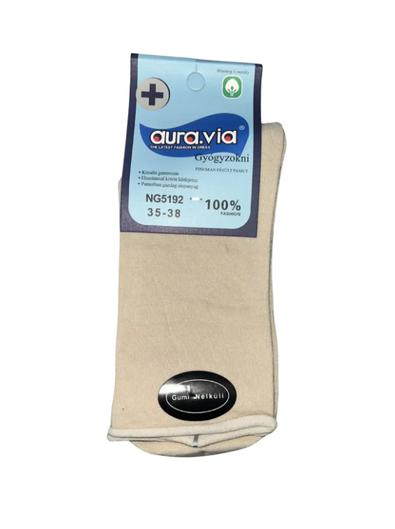 Skarpety nieuciskowe mix 5 par r. 35-38/38-41 Aura.via bawełniane — zdjęcie 2
