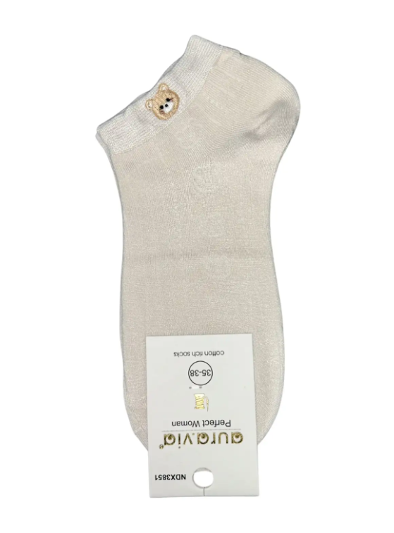 Skarpetki damskie bawełniane stopki wzory