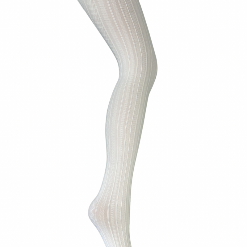 Rajstopy dziewczęce dla dziewczynki białe 4-6/7-9/10-12 Lat — zdjęcie 1