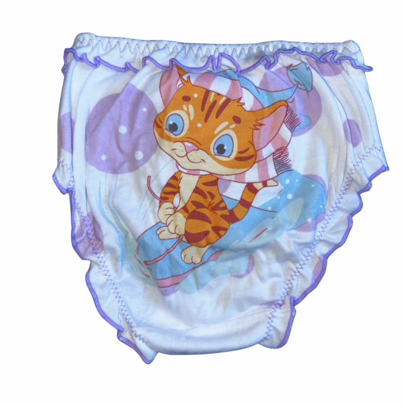 Majtki dziewczęce 3 sztuki figi DC Polo GIRL 4-6 Lat