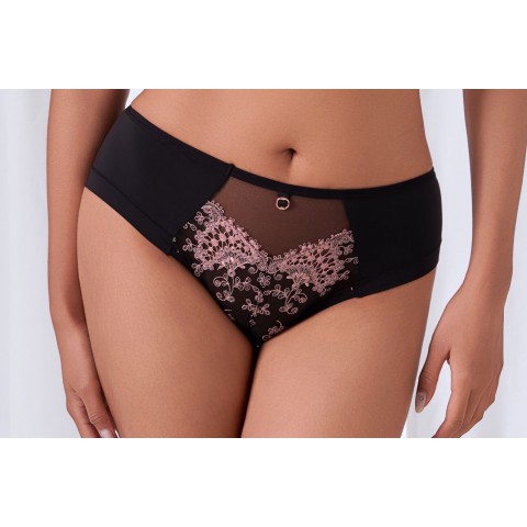 Lanny Mode majtki damskie 51280 czarne z różem