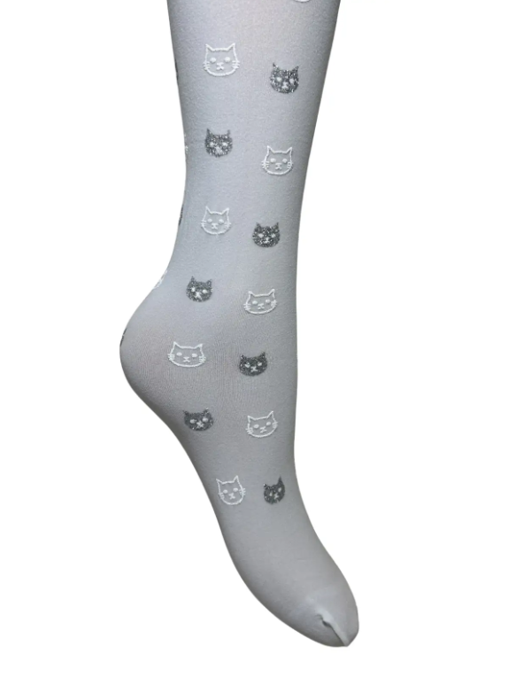 Rajstopy dziewczęce dla dziewczynki białe 4-6/7-9/10-12 Lat