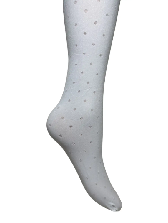 Rajstopy dziewczęce dla dziewczynki białe 4-6/7-9/10-12 Lat