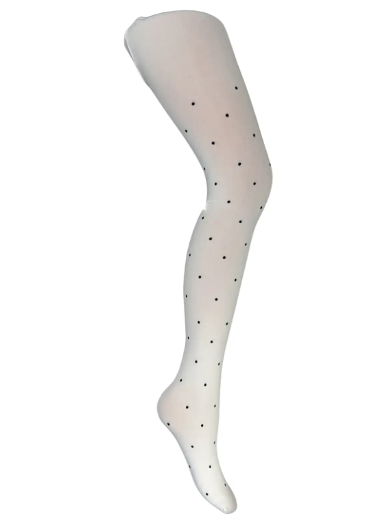 Rajstopy dziewczęce dla dziewczynki białe 4-6/7-9/10-12 Lat — zdjęcie 2