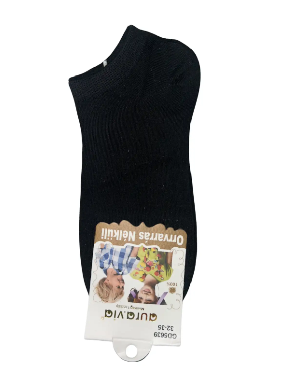 Stopki dziewczęce, skarpety bawełniane 5 par 24-27/28-31/32-35 Aura.via — zdjęcie 1