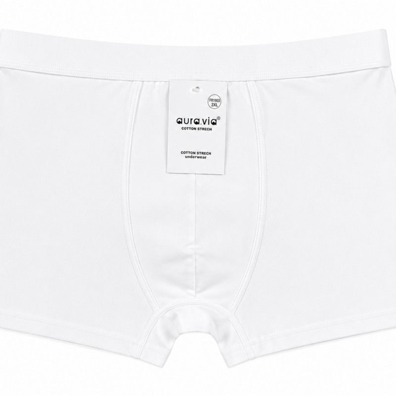 Bawełniane bokserki Aura.via classic fit rozmiary M-3XL
